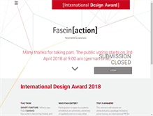 Tablet Screenshot of internationaldesignaward.com